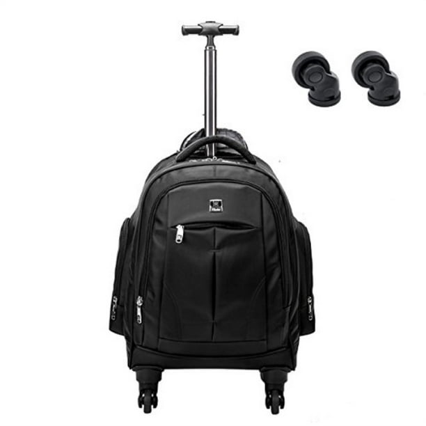 QW Multifunction Simplicity Business Travel Nylon Waterproof Rolling Backpack 